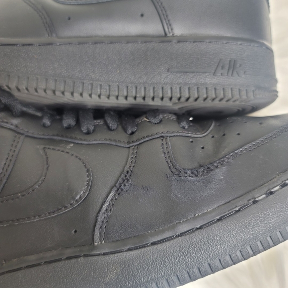 Nike All-Black Air Force 1 '07 Sneakers - Picture 10 of 11